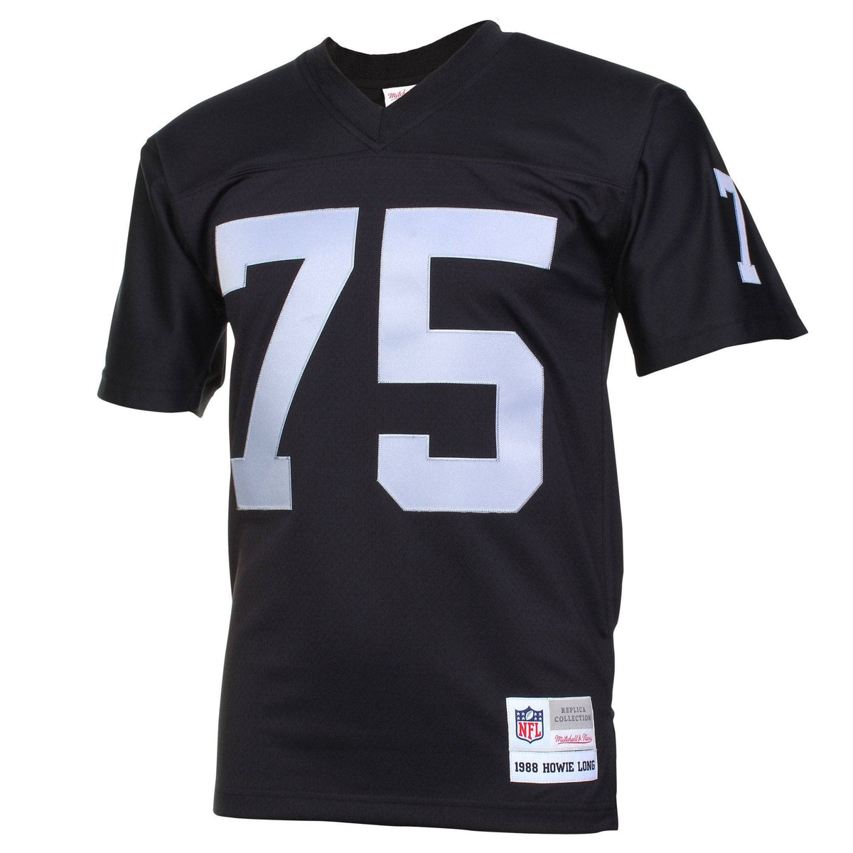 Mens Las Vegas Raiders Howie Long Mitchell & Ness Black Retired Player Vintage Replica Jersey product image 2, provided for