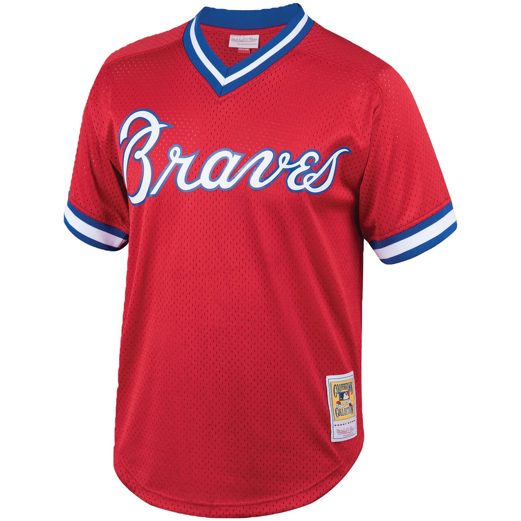 Dale Murphy Atlanta Braves Mitchell & Ness Cooperstown Collection Authentic Batting Practice Jersey - Red for Men product
