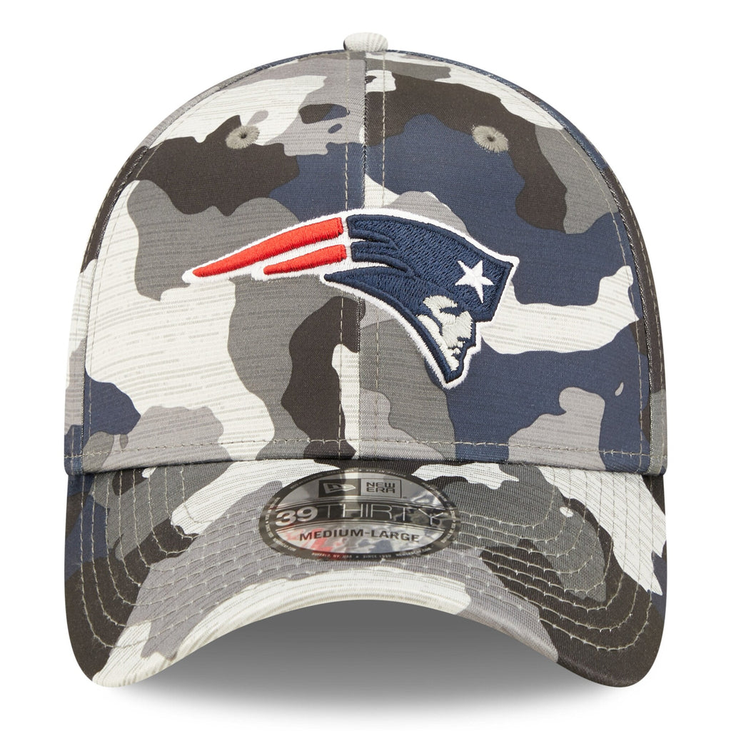 New England Patriots New Era Camo 2022 NFL Training Camp Official 39THIRTY Flex Hat for Men product image 2, provided for