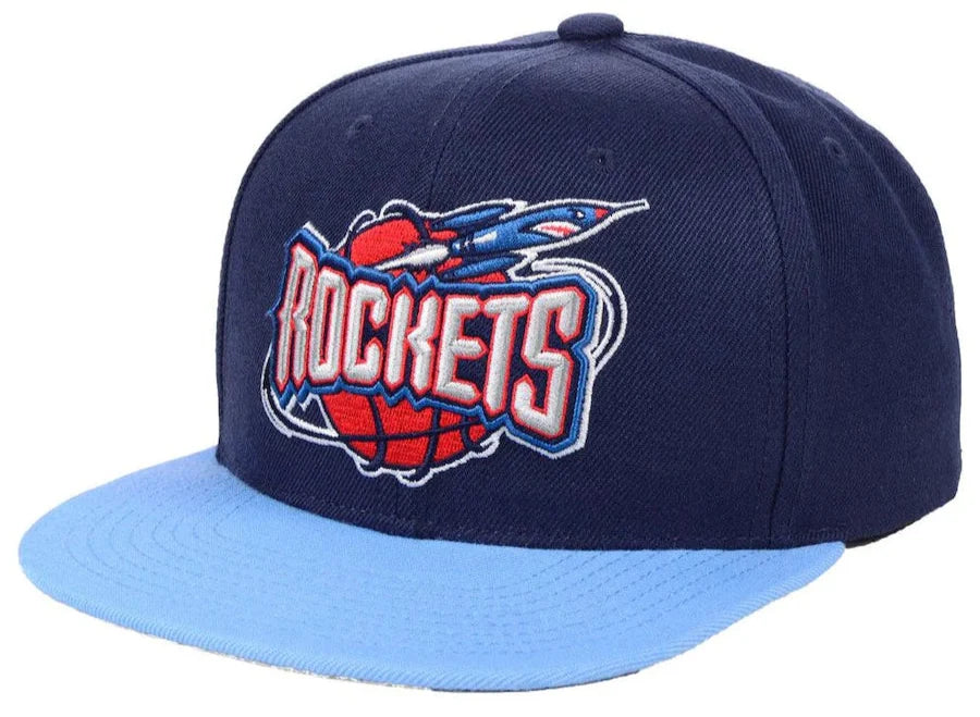 Mitchell & Ness Houston Rockets Hardwood Classics 2 Tone Adjustable Snapback Hat for Men product image 1, provided for