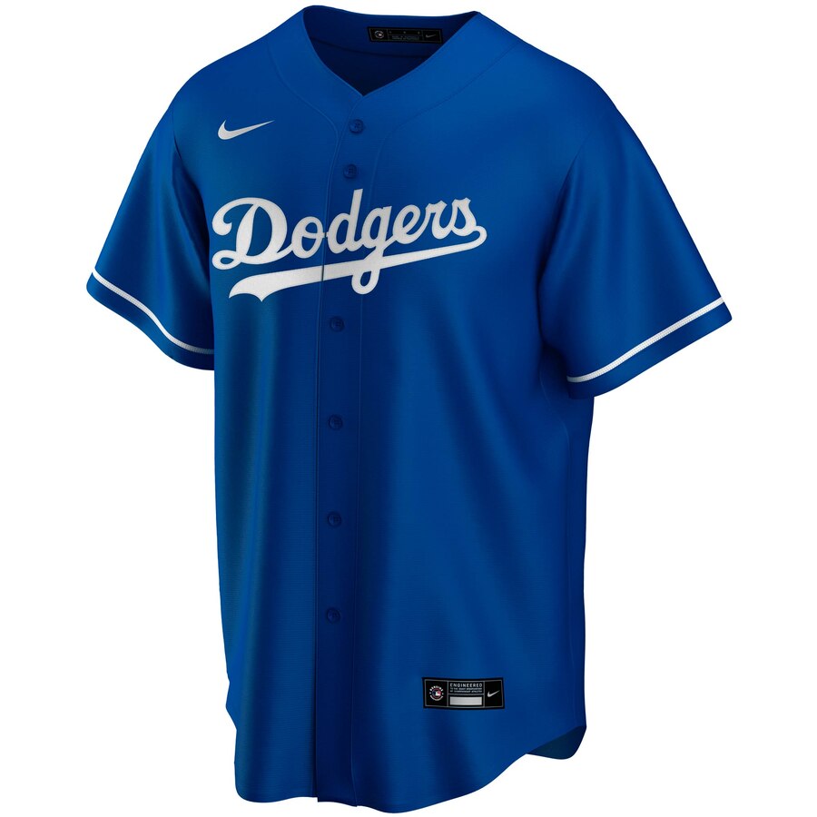 Los Angeles Dodgers Nike Royal Alternate Replica Team Jersey for Men product image 2, provided for visual reference and
