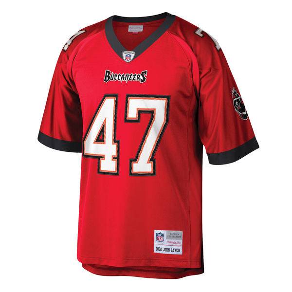 Tampa Bay Buccaneers John Lynch Mitchell & Ness Red Retired Player Replica Jersey for Men product image 2, provided for