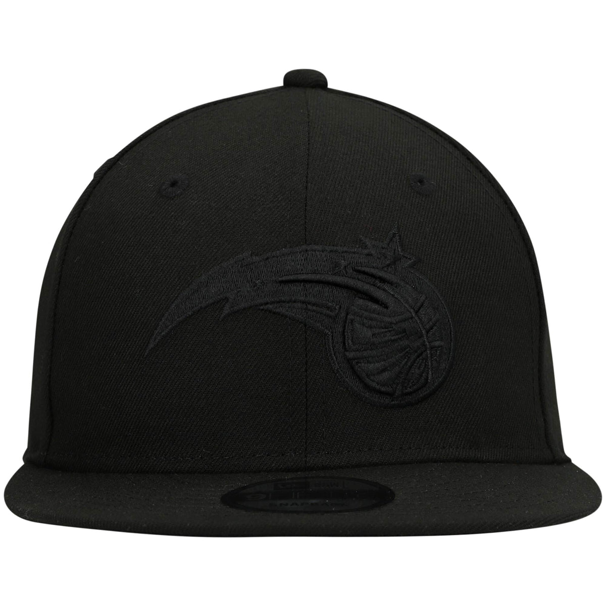 Orlando Magic New Era Black On Black Color Pack 9FIFTY Snapback Hat for Men product image 2, provided for visual reference