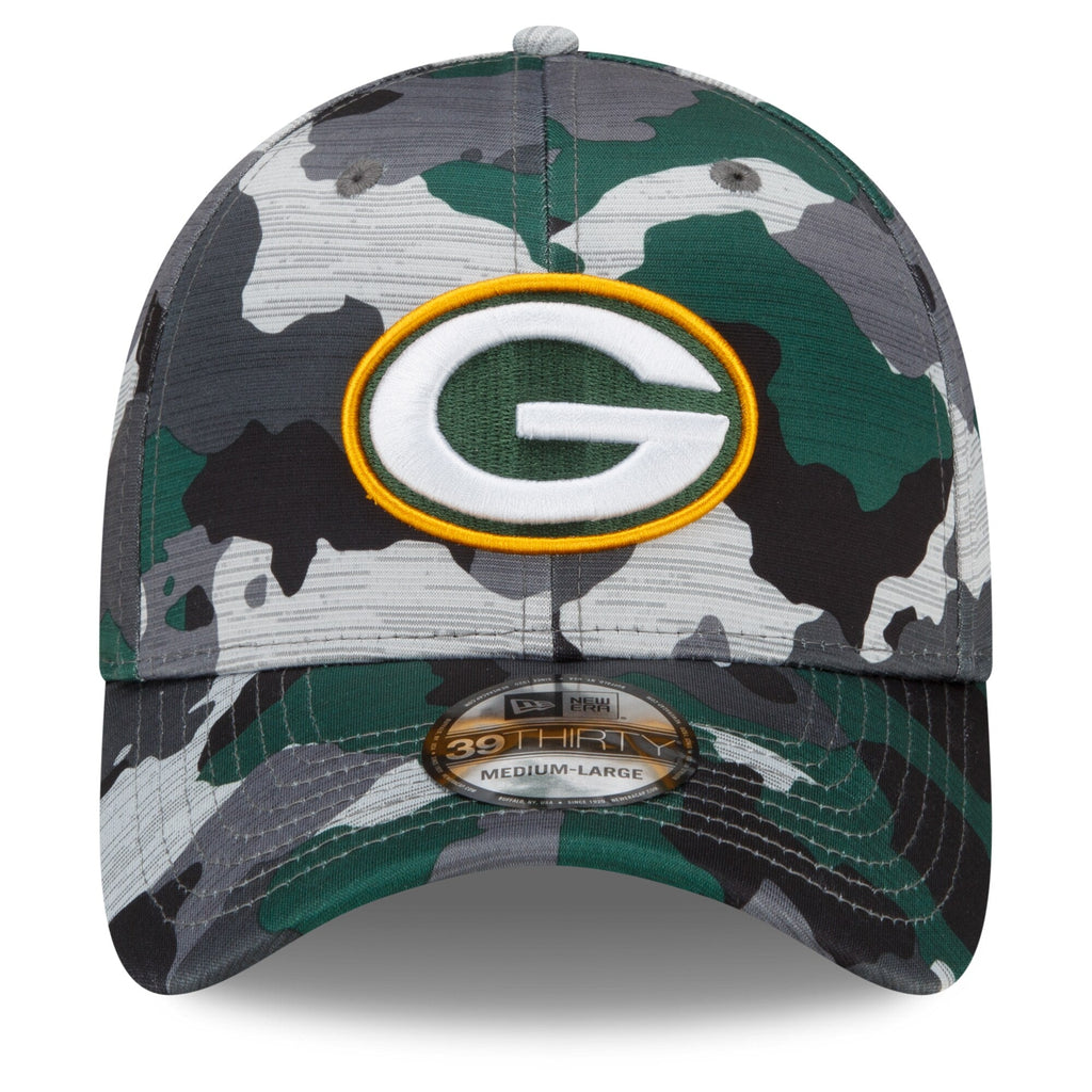 Green Bay Packers New Era Camo 2022 NFL Training Camp Official 39THIRTY Flex Hat for Men product image 2, provided for