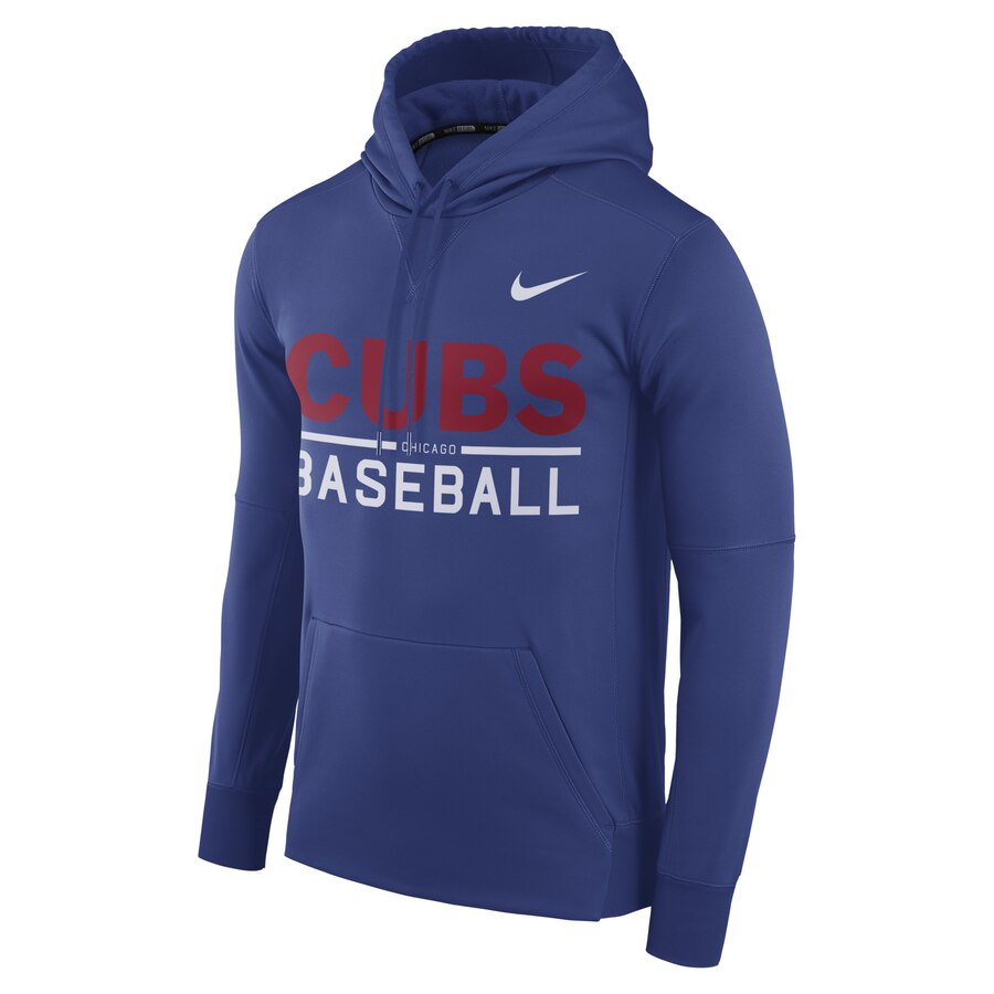 Nike Royal Chicago Cubs Pullover Hoodie for Men product image 2, provided for visual reference and product detail review