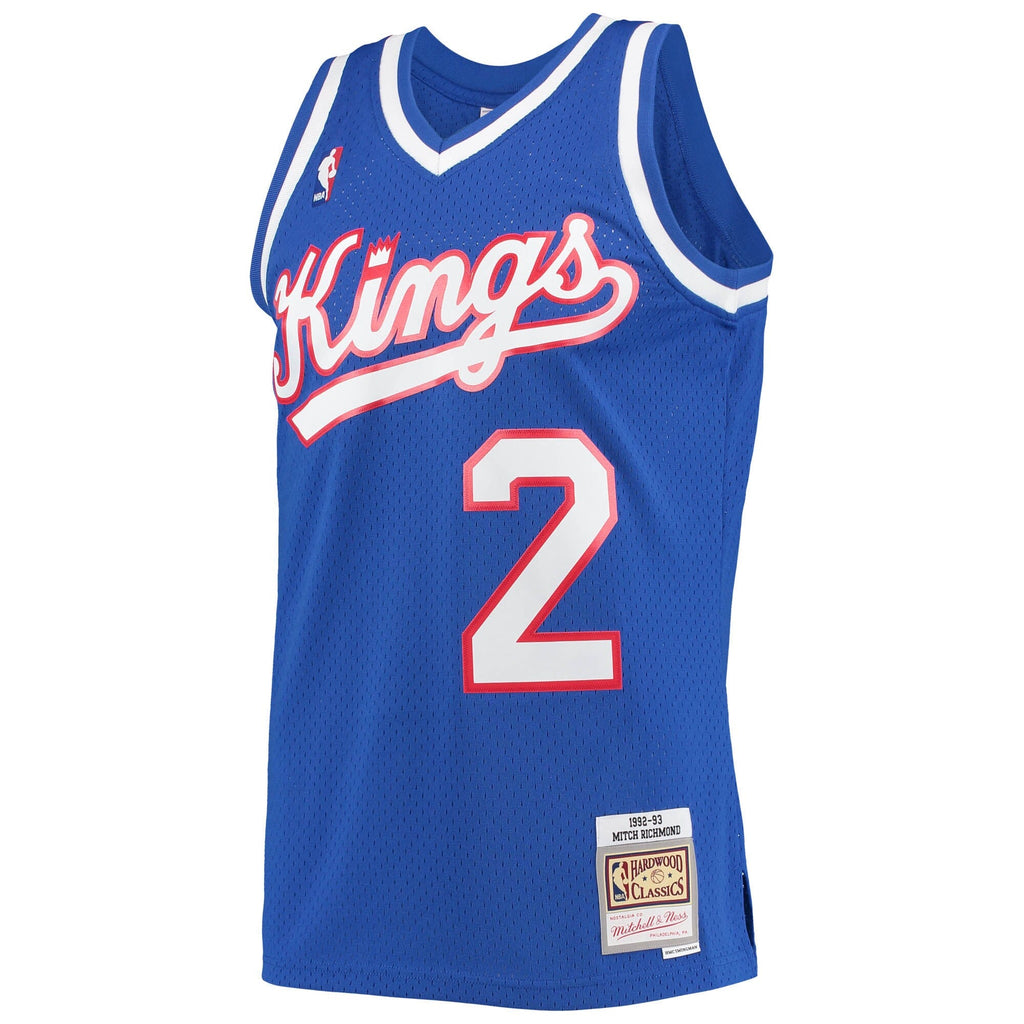 Mitch Richmond Sacramento Kings 1992-93 Royal Blue Swingman Replica Jersey By Mitchell & Ness for Men product image 2,