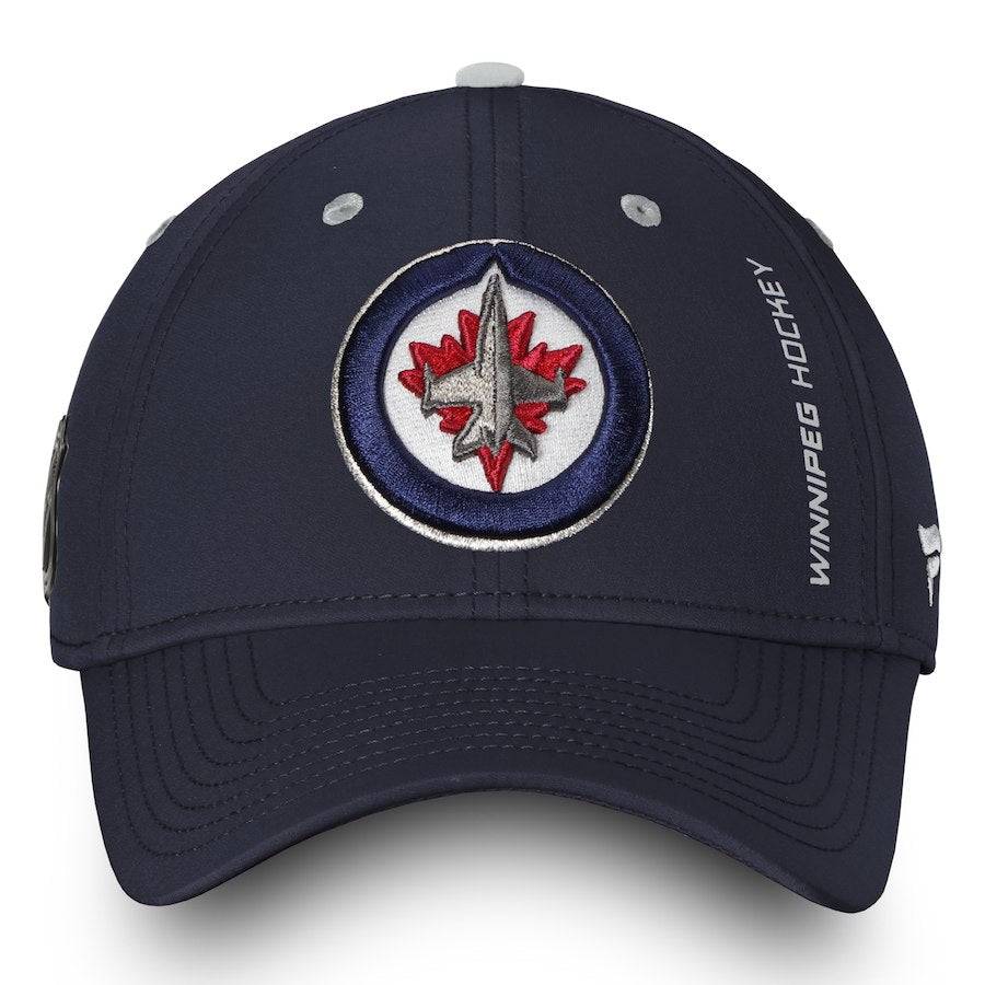 Winnipeg Jets Fanatics Branded Navy Authentic Pro Rinkside Speed Flex Hat for Men product image 2, provided for visual
