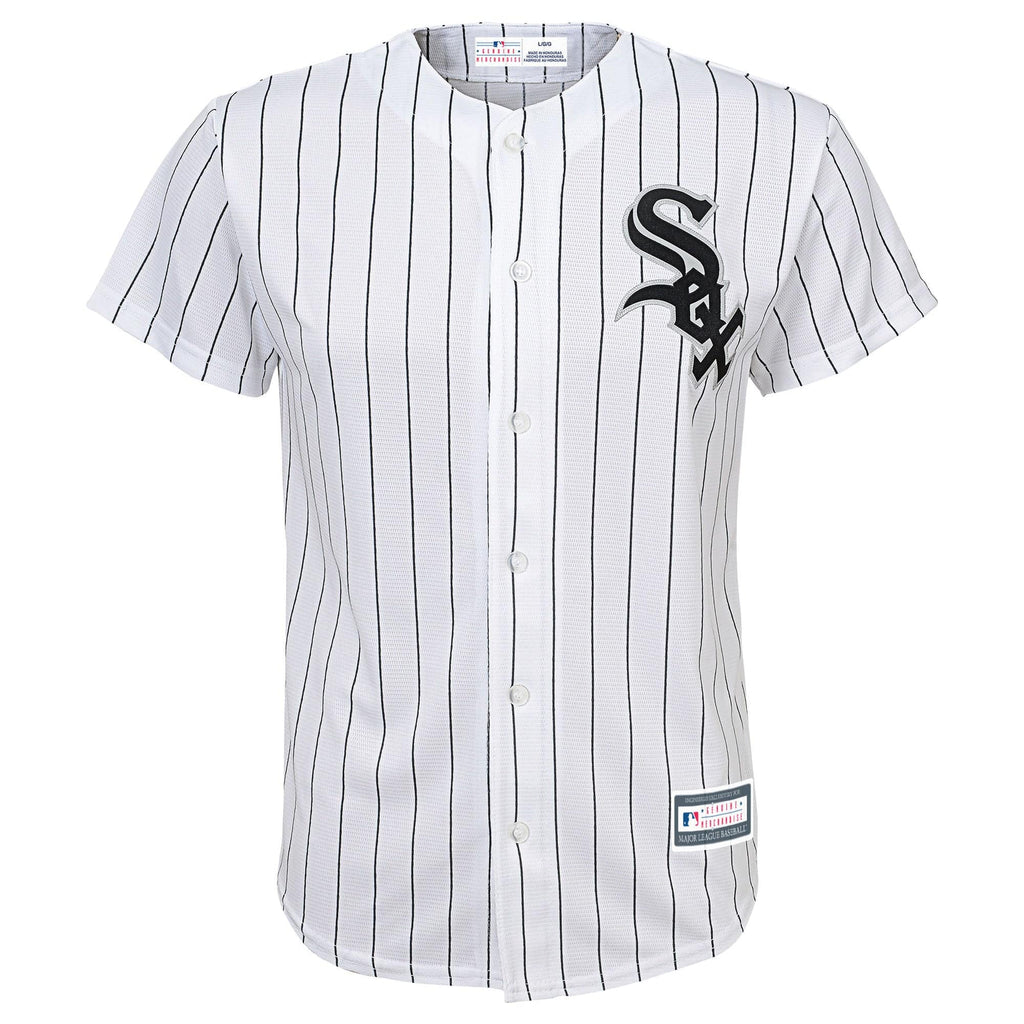 Youth Chicago White Sox Yoan Moncada White Replica Player Jersey product image 2, provided for visual reference and product