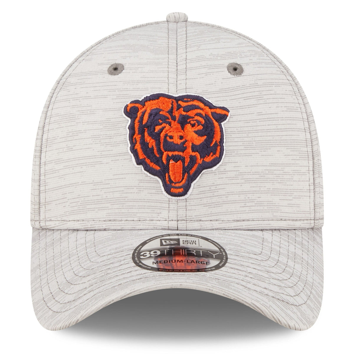 Chicago Bears New Era Gray 2022 NFL Training Camp Official Coach Mascot 39THIRTY Flex Hat for Men product image 2, provided