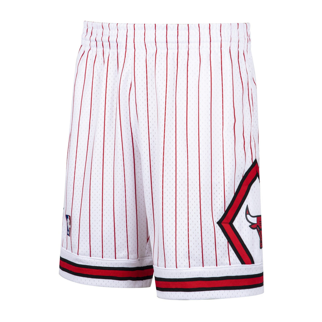 Mitchell & Ness Chicago Bulls Hardwood Classic White Reload Swingman Shorts for Men product image 2, provided for visual