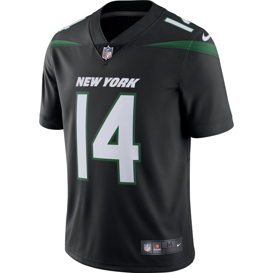New York Jets Sam Darnold Nike Stealth Black Vapor Limited Jersey for Men product image 2, provided for visual reference and