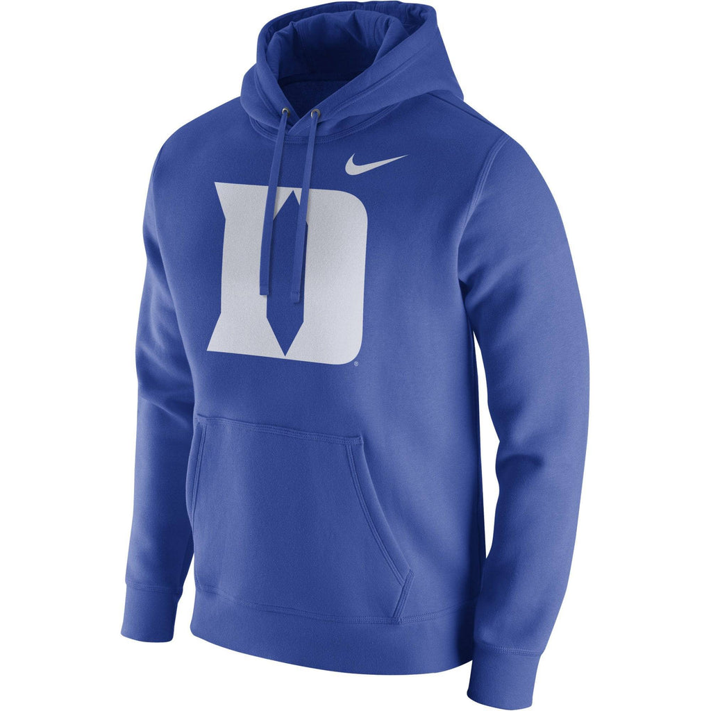 Duke Blue Devils Nike Club Fleece Pullover Hoodie – Royal for Men product image 2, provided for visual reference and product