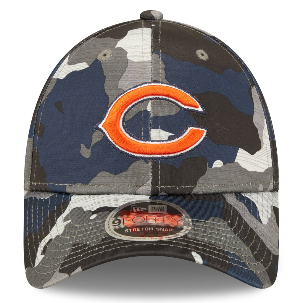 Chicago Bears New Era Camo 2022 NFL Training Camp Official 9FORTY Adjustable Hat for Men product image 2, provided for