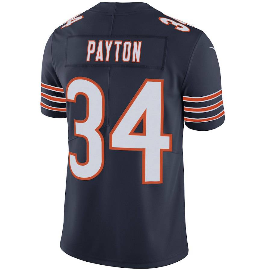 Chicago Bears Walter Payton Nike Navy Retired Player Vapor Untouchable Limited Throwback Jersey for Men product image 3,