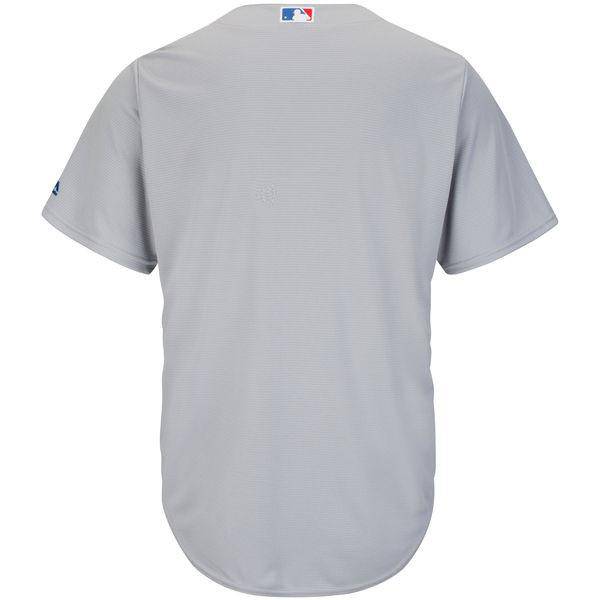 Chicago Cubs Mens Gray "Chicago" Road Cool Base Replica Jersey product image 3, provided for visual reference and product