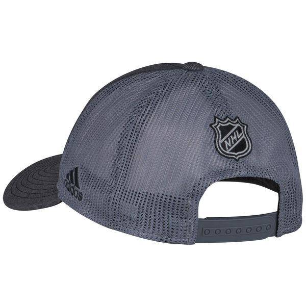 Mens Chicago Blackhawks adidas Gray Travel & Training Slouch Adjustable Hat product image 2, provided for visual reference