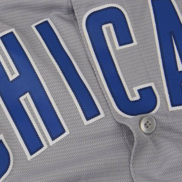 Chicago Cubs Kris Bryant Majestic Gray Road Cool Base Player Jersey product image 4, provided for visual reference and