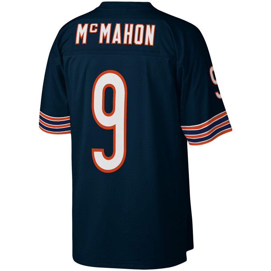 Chicago Bears Jim McMahon Mitchell & Ness Navy 1985 Legacy Replica Jersey for Men product image 3, provided for visual