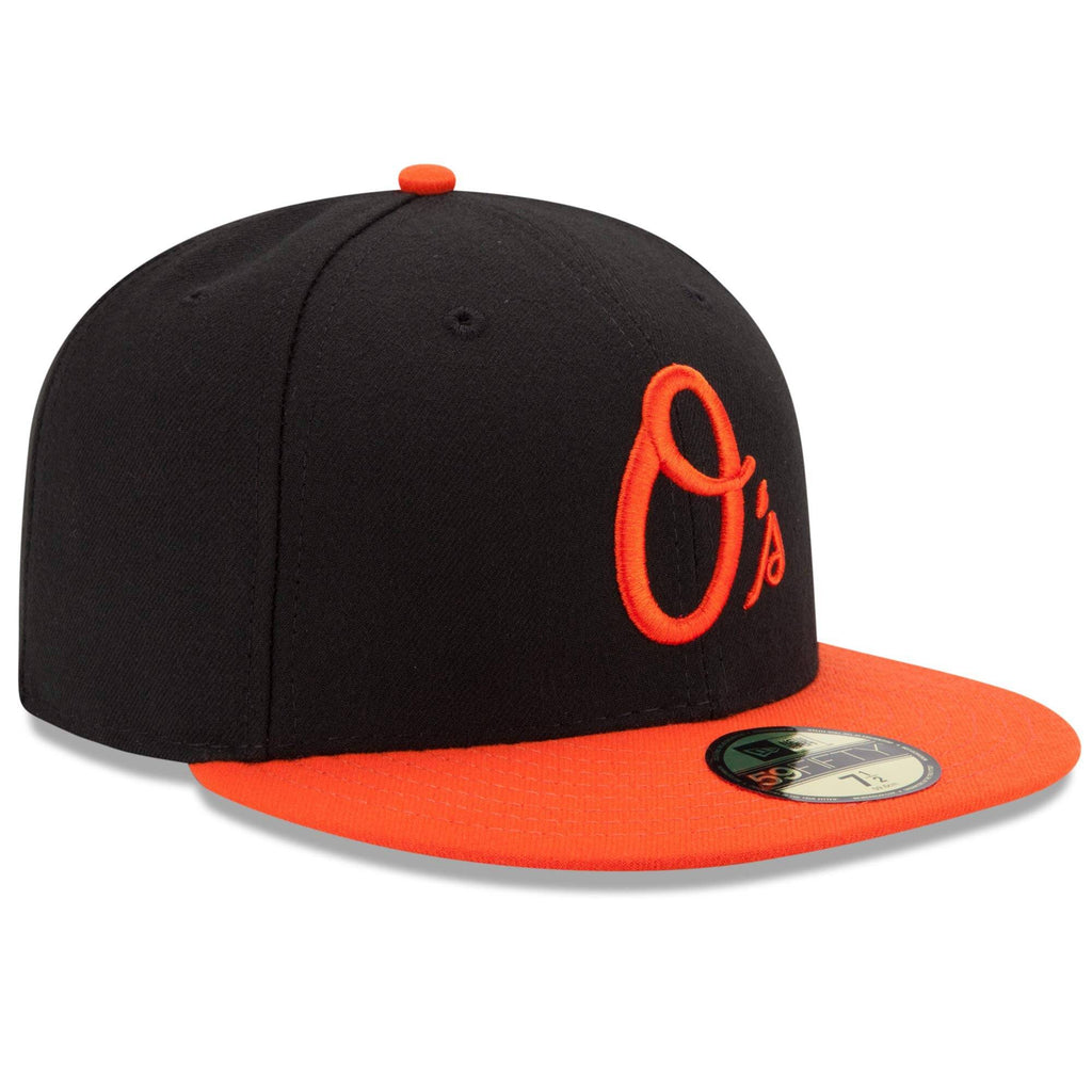 Baltimore Orioles New Era Black/Orange Alternate Authentic Collection On Field 59FIFTY Performance Fitted Hat for Men