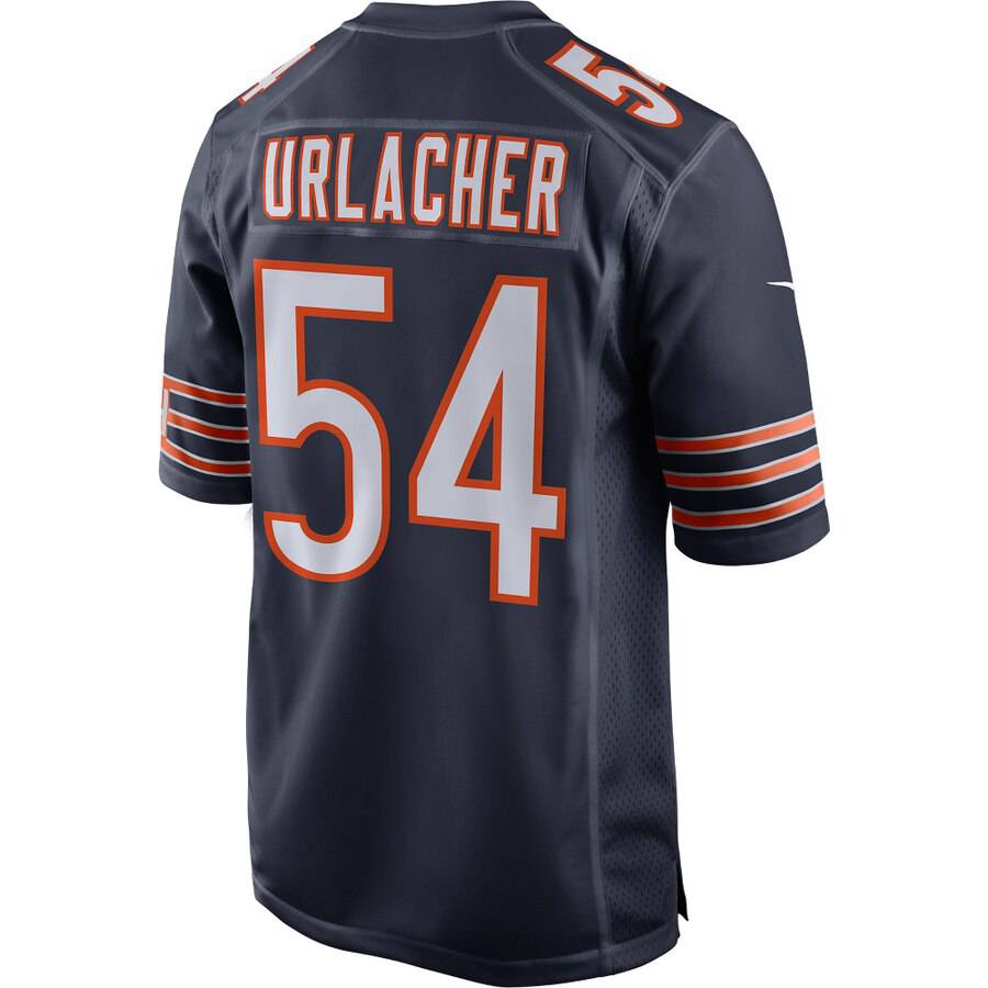 Chicago Bears Brian Urlacher Nike Navy 100th Season Retired Game Jersey for Men product image 3, provided for visual