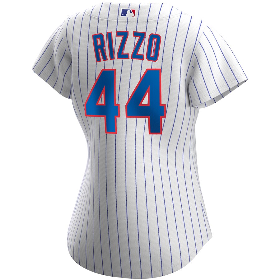 Chicago Cubs Anthony Rizzo Nike White Home Replica Player Jersey for Women product image 3, provided for visual reference