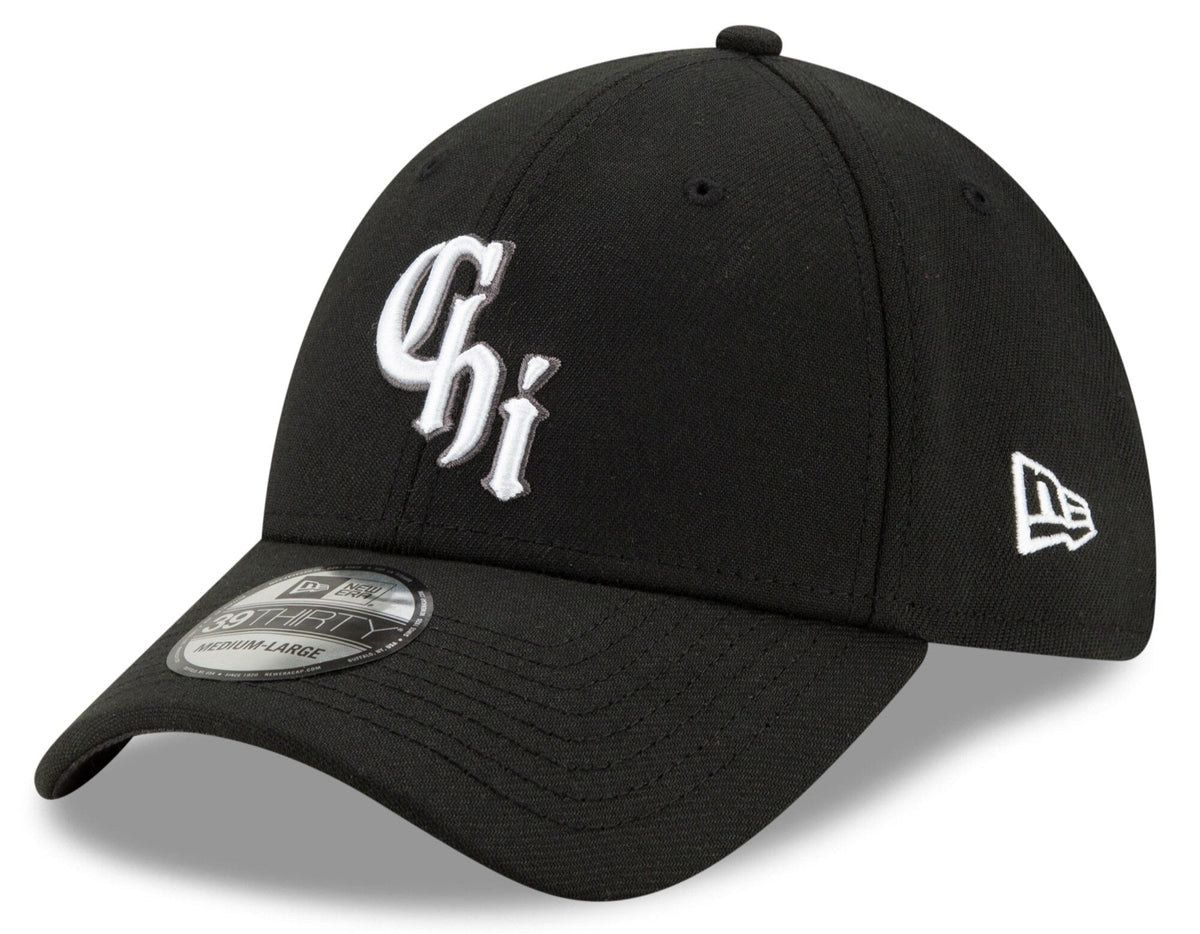 Chicago White Sox New Era Black City Connect 39THIRTY Flex Hat for Men product image 1, provided for visual reference and