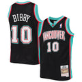 Youth Vancouver Grizzlies Mike Bibby Mitchell & Ness Black 2000-01 Hardwood Classics Swingman Jersey product image 1,