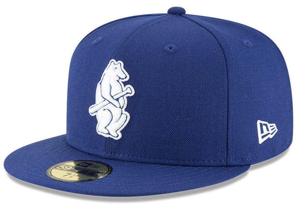 Chicago Cubs New Era Royal Cooperstown 1914 Logo 59FIFTY Fitted Hat for Men product image 1, provided for visual reference