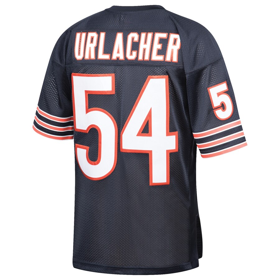 Brian Urlacher Chicago Bears Mitchell & Ness 2001 Authentic Retired Player Jersey - Navy product image 3, provided for