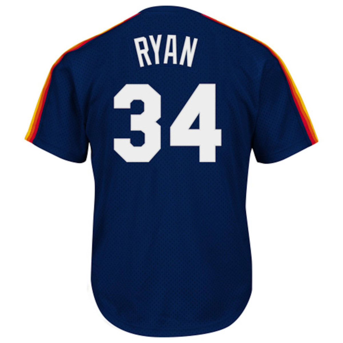 Houston Astros Nolan Ryan Mitchell & Ness Navy 1988 Authentic Cooperstown Collection Mesh Batting Practice Jersey for Men