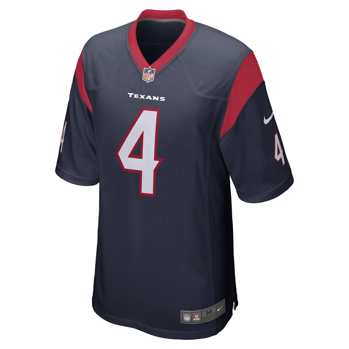 Youth Houston Texans Deshaun Watson Nike Navy Game Jersey product image 3, provided for visual reference and product detail