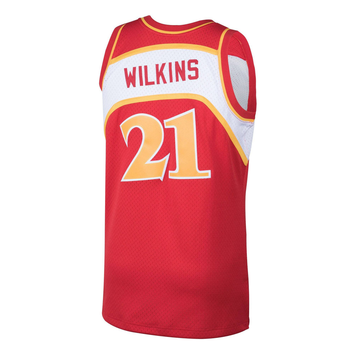 Atlanta Hawks Dominique Wilkins Mitchell & Ness Red 1986-87 Hardwood Classics Swingman Jersey for Men product image 3,