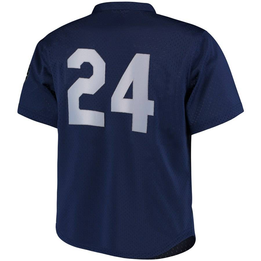 Seattle Mariners Ken Griffey Jr. 1995 Mitchell & Ness Navy Cooperstown Collection Mesh Batting Practice Jersey for Men