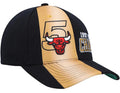 Chicago Bulls Mitchell & Ness Black Hardwood Classics 1997 NBA Champions Stretch Snapback Hat for Men product image 1,