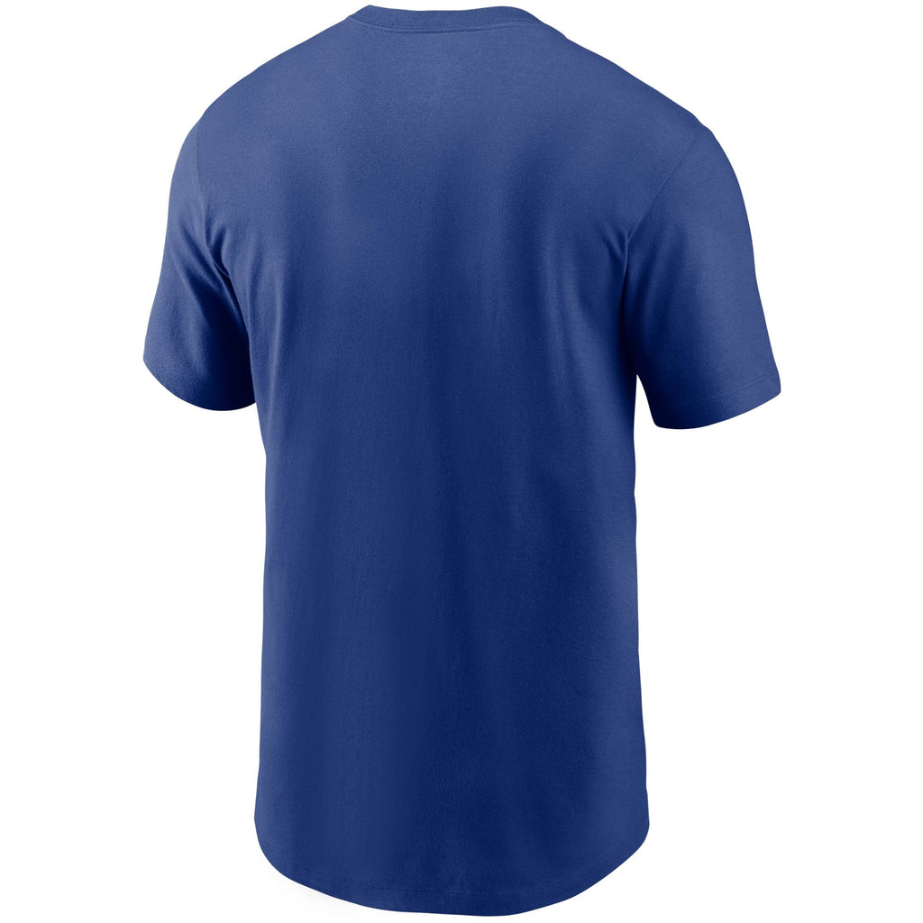 Chicago Cubs Nike Royal Color Bar T-Shirt for Men product image 3, provided for visual reference and product detail review