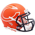 Chicago Bears AMP Speed Mini Football Helmet product image 1, provided for visual reference and product detail review