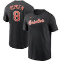 Baltimore Orioles Cal Ripken Jr. Nike Black Cooperstown Collection Name & Number T-Shirt for Men product image 1, provided