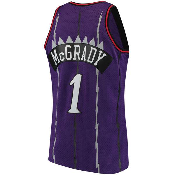 Mitchell & Ness Tracy McGrady Toronto Raptors Purple 1998-99 Hardwood Classics Swingman Jersey for Men product image 2,