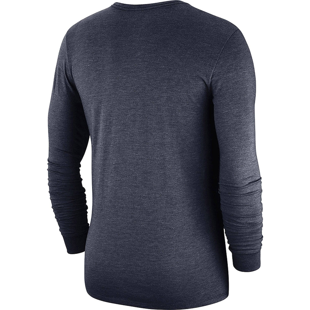 Chicago Bears Nike Navy Fan Gear Crackle Historic Tri-Blend Long Sleeve T-Shirt for Men product image 3, provided for visual