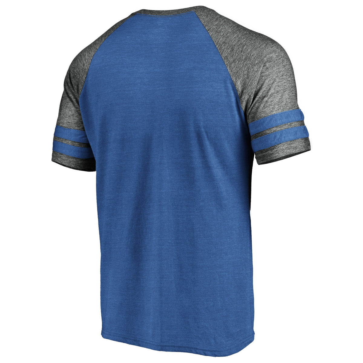 Chicago Cubs Fanatics Branded Heathered Royal/Gray True Classics Diamond Legacy Tri-Blend Raglan T-Shirt for Men product