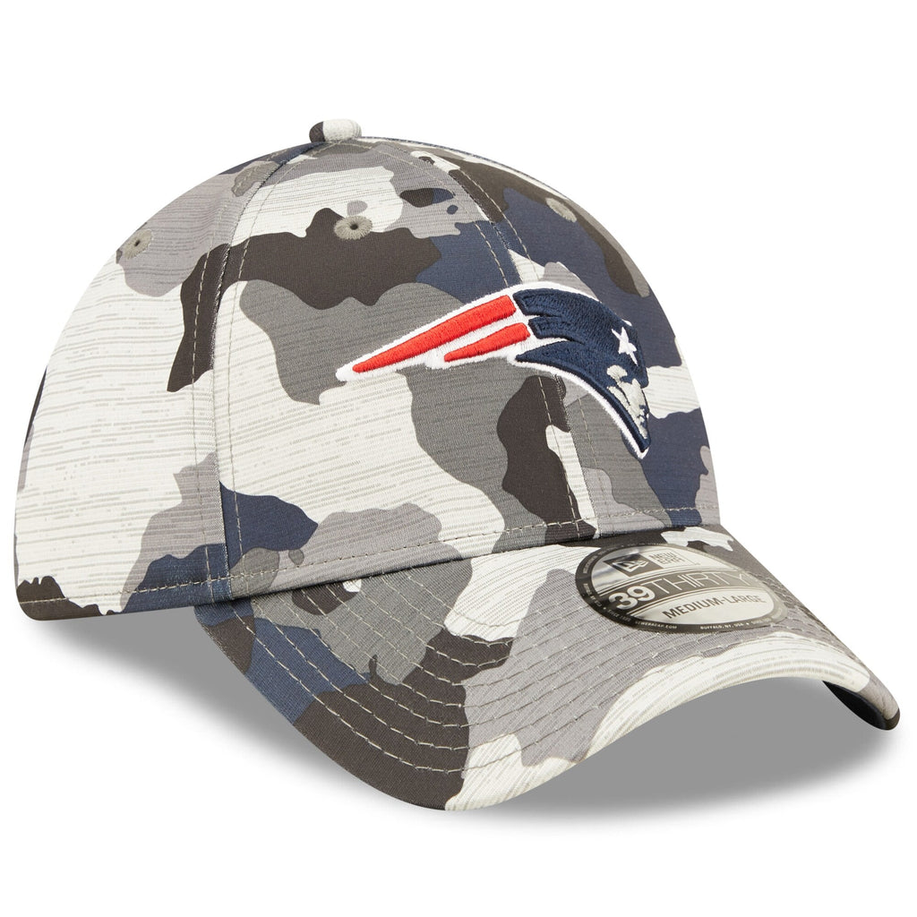 New England Patriots New Era Camo 2022 NFL Training Camp Official 39THIRTY Flex Hat for Men product image 3, provided for