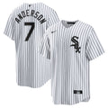 Chicago White Sox Tim Anderson Nike Home White Replica Player Name Jersey for Men product image 1, provided for visual