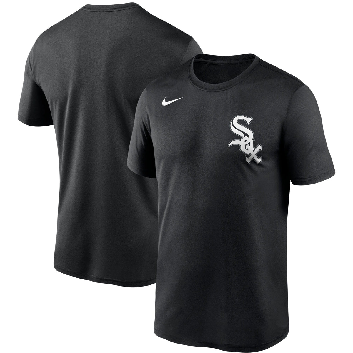 Chicago White Sox Nike Black Wordmark Legend T-Shirt for Men product image 1, provided for visual reference and product