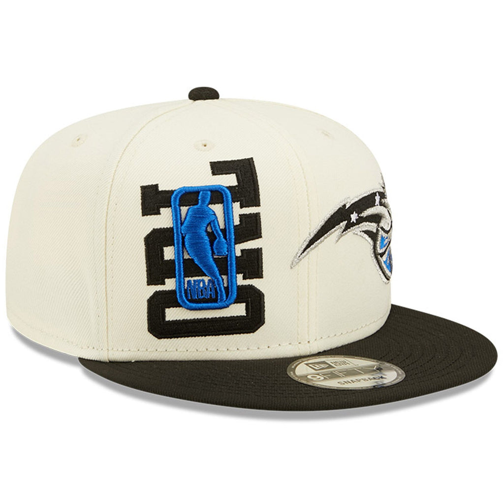Orlando Magic New Era 2022 NBA Draft 9FIFTY Snapback Adjustable Hat - Cream/Black product image 3, provided for visual