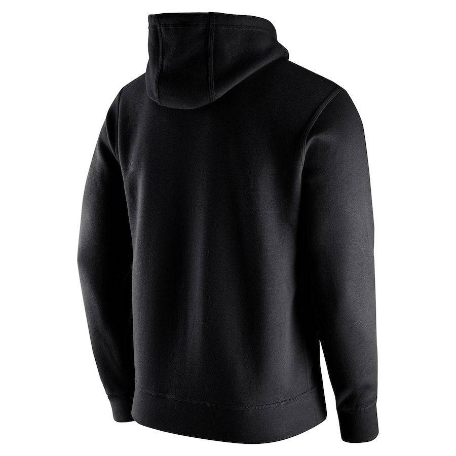 Iowa Hawkeyes Nike Club Fleece Pullover Hoodie – Black product image 3, provided for visual reference and product detail