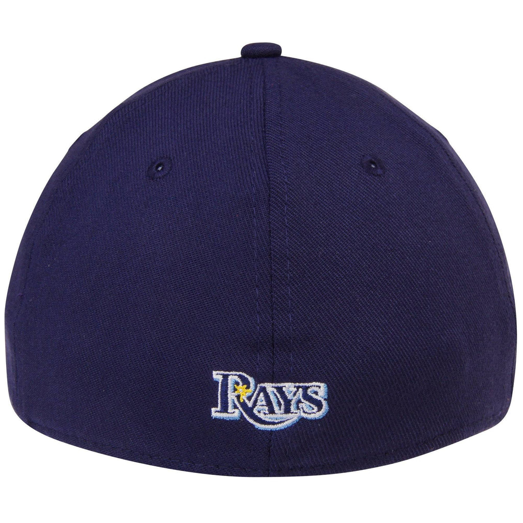 Tampa Bay Rays New Era Navy MLB Team Classic 39THIRTY Flex Hat for Men product image 3, provided for visual reference and