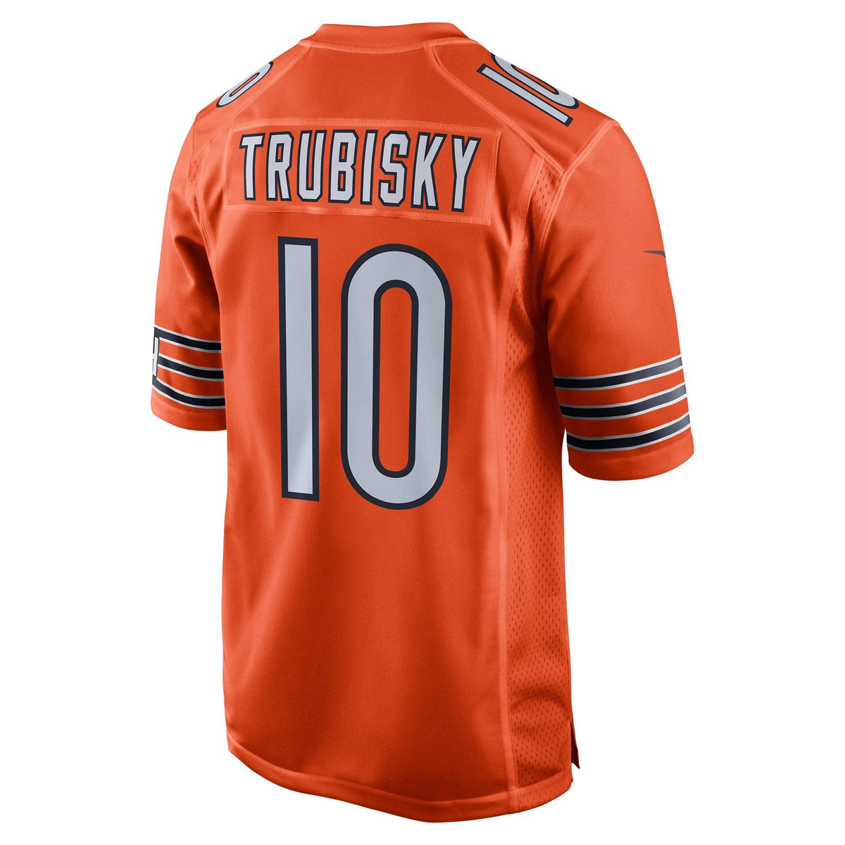 Youth Chicago Bears Mitchell Trubisky Nike Orange Alternate Game Jersey product image 2, provided for visual reference and
