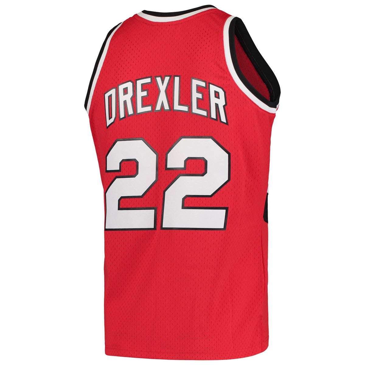 Mitchell & Ness Clyde Drexler Red Portland Trail Blazers Hardwood Classics 1983-84 Swingman Jersey for Men product image 3,