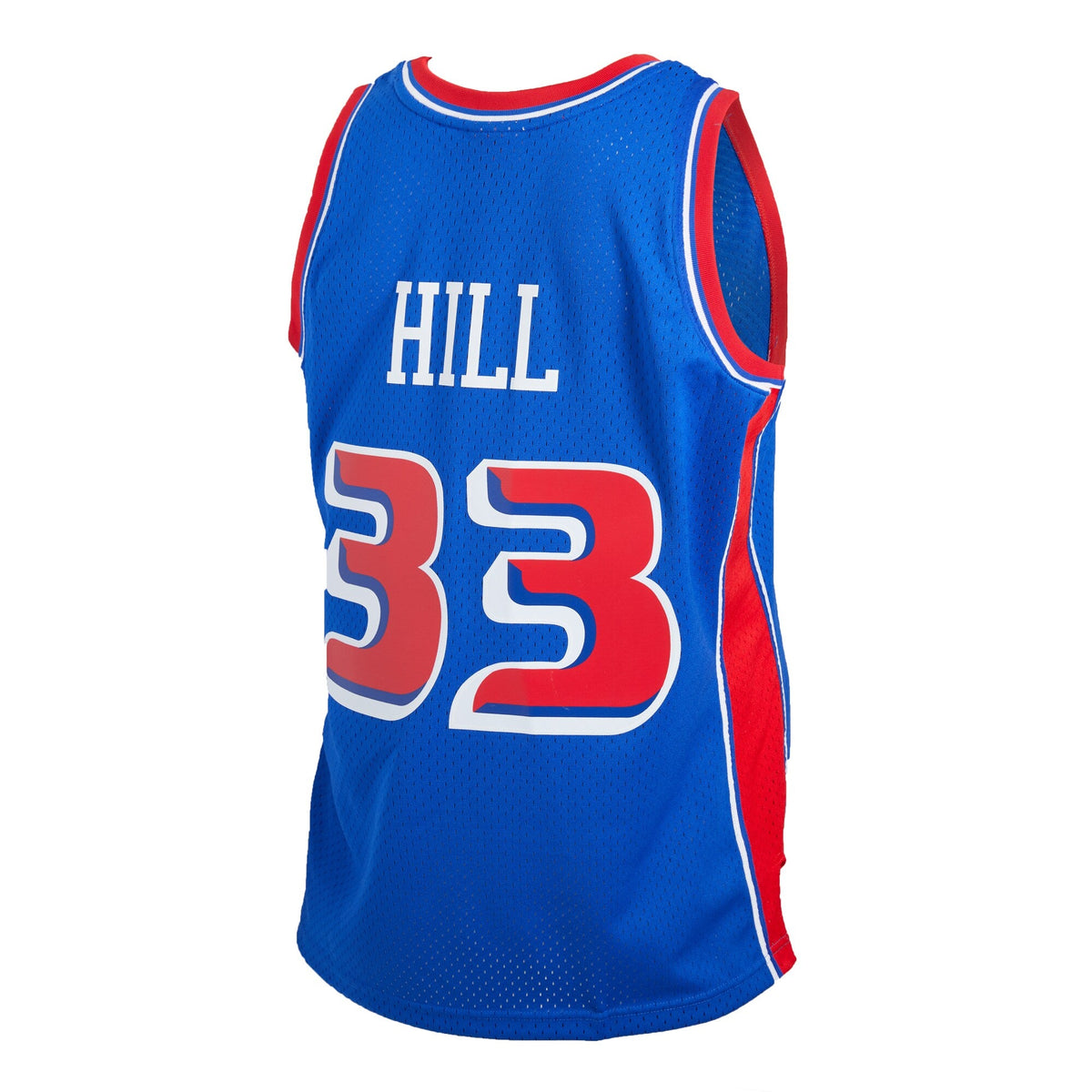 Detroit Pistons Grant Hill Mitchell & Ness Blue 1998-99 Hardwood Classics Reload 2.0 Swingman Jersey for Men product image