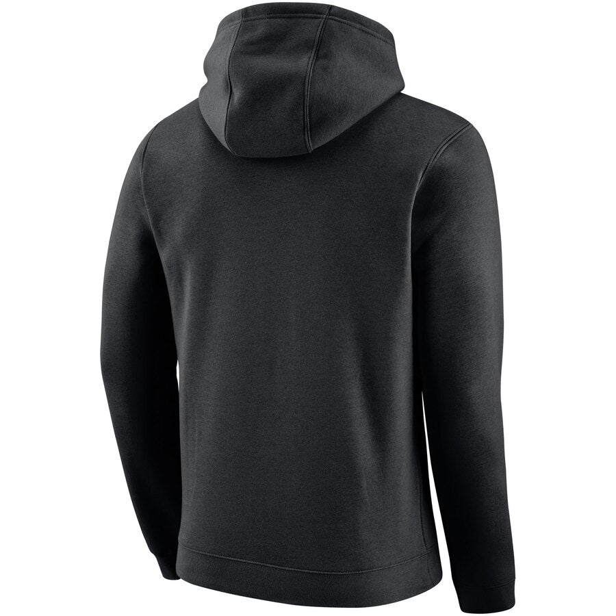 Ohio State Buckeyes Nike Logo Club Fleece Pullover Hoodie - Black product image 3, provided for visual reference and product